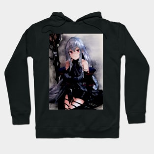 Skadi Anime Watercolor Hoodie